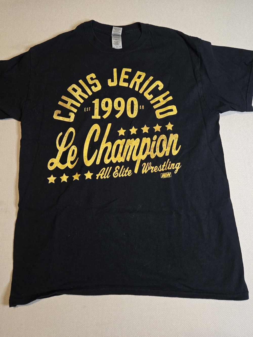 Chris Jericho Medium T-Shirt 1990 Le Champion All Elite Wrestling WWF WWE AEW